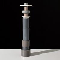 Large Ettore Sottsass Totem, 18.25H - Sold for $2,875 on 11-09-2019 (Lot 15).jpg